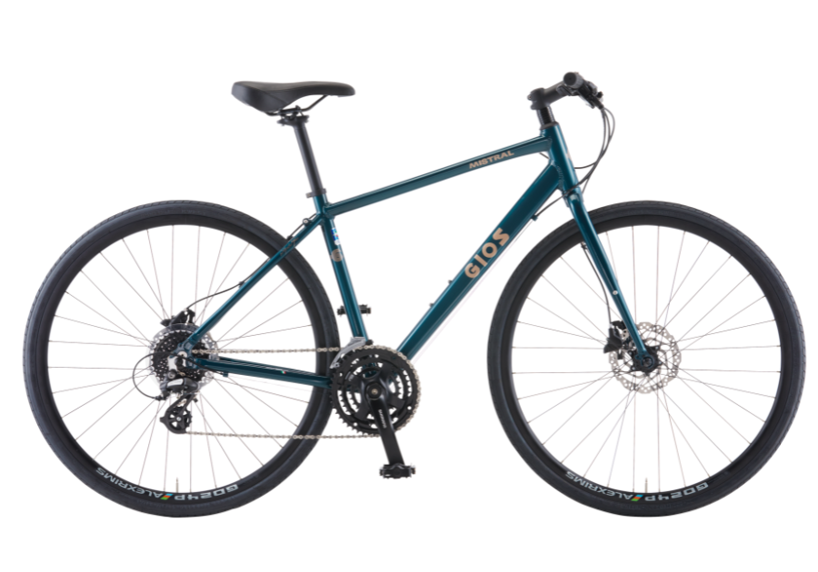 【室内保管】美車 GIOS MISTRAL クロスバイク　通勤・通学仕様 GIOS MISTRAL DISC HYDRAULIC ALEX (ジオスブルー) 2025 ジオス